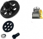 Stahl 50T Getriebe Montage Differential Antriebsrad F&uuml;r 1/14 14210 14301 14303 1/16 16207 16208 H16 H16PL H16DR Kompatibel mit