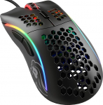 GLORIOUS Gaming Model D juhtmega m&auml;nguhiir - &uuml;likerge mesilase disain 68 g, RGB valgustus, ergonoomiline, Pixart 3360 sensor, Omron l&uuml;litid, PTFE jalad, 6 nuppu - matt must