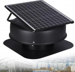 Solar-Dachbodenventilator, 42 W, thermostatgesteuerter Dachl&uuml;fter f&uuml;r Haus, Gew&auml;chshaus, Garage, Gesch&auml;ft, Wohnmobil - hoher Luftstrom 1470 CFM f&uuml;r optimale Bel&uuml;ftung