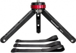 Koolehaoda Desktop Mini statiiv ,kaasaskantav statiiv 1/4 v&otilde;i 3/8 monopoodidele, SLR kaamerale ,maksimaalne koormus：30KG ,CNC tootmisprotsess ,(MT-01)