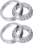 QUARKZMAN 2 komplekt LM603049 / LM603012 koonusrull-laagri koonus ja tass, 1,7812-tolline puur x 3,0625-tolline v&auml;lisl&auml;bim&otilde;&otilde;t x 0,84-tolline paksus, kroomterasest koonusrull-laagrite komplekt, ABEC-5