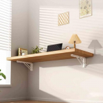 Wandklapptisch Platzsparende Werkbank Massivholz Schreibtisch f&uuml;r kleine R&auml;ume Stilvolle Designs Hohe Tragf&auml;higkeit Vielseitig und M&ouml;bell&ouml;sung