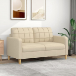 qohoio Lambi 359093 2-kohaline diivan Diivan 2-kohaline lamamistool Cream 140 cm kangas