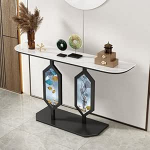 Konsoollaud, kitsas sissep&auml;&auml;sulaud, diivanilaud, kivilaud kohvilaudade taga, pikk kaasaegne aktsentlaud, koridorilaud elutuppa, fuajeesse (must-B)