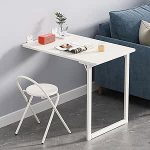 Zdlopteron Modernster Wandklapptisch K&uuml;che-MDF-Platte & Stahlgestell,Mit Sicherheitsclip, klappbar als Esstisch/Computertisch, einfach zu montieren(Nur Tabel)