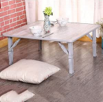 Klappbarer Esstisch - vielseitiger Garten- und Arbeitszimmergebrauch - niedriger Erkerfenstertisch - kompakt 70 x 70 x 30 cm f&uuml;r platzsparenden Komfort