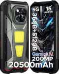 DOOGEE V MAX Play 5G v&auml;litingimustes kasutatav mobiiltelefon ilma lepinguta koos 100 luumeni projektoriga, Dimensity 7300, 20500 mAh Android 15 v&auml;litingimustes kasutatav nutitelefon, 36GB + 512GB, 6,78-tolline FHD + 120Hz, 200MP + 32MP, 1200LM
