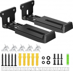 ZUOLACO Soundbar seinakinnitus Samsungi, Bose, Vizio, LG, Sony, JBL, Sonose ja teiste heliribade jaoks, mis kinnituvad teleri alla, mahutab kuni max. 33 naela, s&uuml;gavuse reguleerimine 3,6 - 6,4 tolli, must