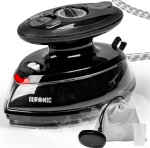 Duronic SI3 BK Mini Travel Iron, 400 W Mini Iron, Steam Iron 35 ml Water Tank, Small Travel Iron Steam, Hand Iron Ceramic Surface, for Sewing Clothes, 2 Operating Voltages