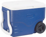 Coleman Passive Cooling Box 40 QT, Performance Wheeled Cooler, Thermobox 37.5 L mahutavusega, mobiilne ratastega j&auml;&auml;purikarbi