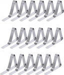 Loopunk Tischdeckenklammern, Edelstahl, Tischdeckenklammern, Rock-Clips, Tischdeckenhalter, ideal f&uuml;r Zuhause, Veranstaltungen, Picknick, Essen, Party und Hochzeit jne.