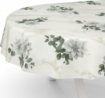 ANRO &Otilde;lilina laudlina vaha laudlina pestav aialina marmorist lilled ovaalne 240 x 140 cm l&otilde;igatud servaga