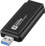 WiFi 6E AX5400 WiFi adapter USB 3.0 5400 Mbps traadita v&otilde;rgukaart kolmel sagedusalal 6GHz koos antenniga PC s&uuml;learvutile arvutile