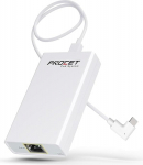 PROCET Gigabit PoE auf USB-C Konverter, bis zu 60W Ethernet Adapter f&uuml;r Echo Hub, iPad Pro, Surface Go, Galaxy Tab, Laptop, Home Assistant, Digital Signage Display, Smart Speaker, VR Quest