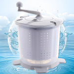 Kaasaskantav k&auml;sikangiga pesumasin ja kuivati 2 in 1 Kompaktne disain eemaldatava k&auml;epidemega telkimiseks reisimiseks v&auml;ikestes ruumides