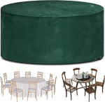 Aiam&ouml;&ouml;bli kate, veekindel, &uuml;mmargune, l&auml;bim&otilde;&otilde;t 300 x 90 cm, aiamaja laudaplaat, tuulekindel, m&ouml;&ouml;blikomplektide lauakate, kaitsekate, aiam&ouml;&ouml;bel, pol&uuml;et&uuml;leen,
