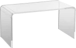 VEVOR k&uuml;ljelaud 813 x 401 x 414 mm, U-kujuline akr&uuml;&uuml;llaud, k&uuml;ljelaud, l&auml;bipaistev kohvilaud jookide, toidu, suupistete jaoks, kasutatakse elutoas, magamistoas, &otilde;ppet&ouml;&ouml;s jne.
