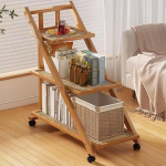 Rotangist k&uuml;ljelaud, kokkupandav kandikulaud, ratastega diivanilaud, mobiilne kohvilaud, elutoa laud, voodilaua, panipaik magamistuppa, elutuppa (70 x 32 x 80 cm)