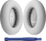 HATOFES k&otilde;rvapadjad Bose 700 m&uuml;rasummutusega k&otilde;rvaklappidele (NC700) - k&otilde;rvapadjad asendamine pehme PU nahaga, luksuslik m&auml;luvaht, ekstra paksus, eriti vastupidavad k&otilde;rvapadjad (hall)