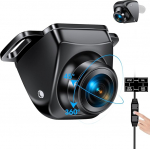 Tagumise vaatega kaamera, 3 paigaldusmeetodit: 360&deg; p&ouml;&ouml;ratav auto tagumise vaatega kaamera, toetab AHD 1080P/720P/NTSC/PAL režiime, esikaamera/tagasisuunalised kaamerad &ouml;&ouml;n&auml;gemisega, universaalne DC 12V-24V haagissuvila jaoks,