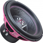 Ground Zero 30cm subwoofer - 2 x 2 Ohm Voicecoil - 1000 WRMS, must, GZIW 12SPL Pink