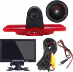 Super HD piduritulede tagurduskaamera komplekt koos 7-tollise LCD monitoriga asendamine Fiat Scudo bussikasti 270 272 / Citroen Jumpy Dispatch Box VF7 / Peugeot Expert Tepee Box / Toyota ProAce Diesel jaoks