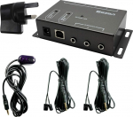 SZBJ IR Repeater, IR Remote Repeater, infrapunase kaugjuhtimispuldi laienduskomplekt, kaks topeltpea IR-saatjat BD104