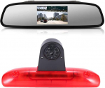 HD &ouml;ise n&auml;gemise tagurduskaamera 3. piduritulede piduritulede tagurduss&uuml;steem + 4,3-tolline LCD tahavaatepeegel Fiat Ducato 244 bussikastile/Peugeot Boxer/Citroen Jumper 2002-2006 relee 2002-2006