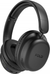 VulTech k&otilde;rvaklapid Fold HBT-30BK &uuml;le k&otilde;rvade traadita Bluetooth 5.4, ANC aktiivne m&uuml;rasummutus, Aux, mikrofon, kokkupandav, j&auml;lgede juhtimine, k&otilde;ned, laadimine C-t&uuml;&uuml;pi 12 tundi, Android, iOS