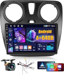 4+64G Android autoraadio Renault Lodgy 2021/Dokker 2012-2020 juhtmevaba Carpaly & Android Car, 9-tolline IPS puuteekraaniga raadio Bluetooth 5.0/GPS/Reversioonikaamera/FM/WiFi/SWC-ga