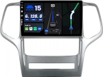6G+128G - Android 15 IPS autoraadio Jeep Grand Cherokee WK2 (2008-2013) GPS navigatsiooniraadio - CarPlay Android auto DSP - DAB roolijuhtimine 4G 360-CAM WiFi - kaamera MIC - 9-tolline 2