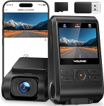 WOLFANG Dashcam, Mini 2.5K 1440P WiFi Dash Cam mit 32GB SD Karte, Ultra Nachtsicht, 2" IPS Versteckte Dash Cam Auto, 170&deg;Weitwinkel, WDR, 24 Std. Parkmodus, G-Sensor, Loop-Aufnahme