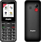 Energizer - f&uuml;&uuml;silise klaviatuuriga mobiiltelefon eakatele lukustamata - E4-2G - SOS nupp - aku 1000mAh - Dual SIM (Mini SIM) - FM raadio - taskulamp - must
