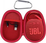 Aenllosi k&otilde;vakott, mis &uuml;hildub JBL Clip 5 Bluetooth k&otilde;larikarbiga, JBL kaasaskantav veekindel tolmukindel k&otilde;larikott (ainult kott) (punane)