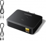 UGREEN Bluetooth 6.0 adapter Stereos&uuml;steem LDAC dekodeerimisega, Hi-Res Audio Gold Standard sertifitseerimine, Aux Bluetooth Audio vastuv&otilde;tja, mis &uuml;hildub k&otilde;larite, v&otilde;imendi ja autoraadioga