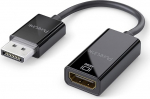 PureLink DisplayPort auf HDMI adapter, 4K Ultra HD 60Hz, 18GB/s ribalaius, kuldne Steckkontakte, 0,15m, must