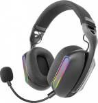 Mars Gaming MHW-PRO traadita m&auml;ngukomplektid ARGB Flow, 3D Surround Sound 7.1, Bluetooth 5.3 + 2.4GHz + 3.5 mm pistikupesa, &uuml;likerge ergonoomiline disain, kaks mikrofoni, multiplatvormiline, must