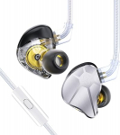 EZ EAR In-Ear Monitor CCZ BC04 HiFi k&otilde;rvaklapid DD & BA Dynamic Drivers Rich Details Kaabel K&otilde;rvaklapid IEM Deep Bass 2 Pin eemaldatava kaabliga telefoni PC muusika m&auml;ngude jaoks (h&otilde;bedane, mikrofon)
