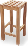 Grade A Teak High Bar Stool 73cm Wood Bar Stool