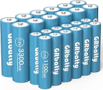 AA AAA laetavad patareid, 12 AA laetavat patareid, NI-MH 3300 mAh, 12 AAA patareid NI-MH 1100 mAh.