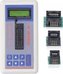TSH-06F integreeritud vooluahela tester, IC transistorim&otilde;&otilde;tur 5V 3.3V, automaatrežiimidega mikroelektroonika ja vooluahela testimiseks (klemmidega)