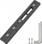 EVUMO ML240 MLOK Arca Swiss kiirkinnitusplaat, MLOK Arca Rail t&uuml;&uuml;pi kiirkinnitusplaat, 240 mm MLOK Arca Rail, &uuml;hildub Arca Swiss & RRS Dovetail kiirkinnitusplaadiga, statiiviga, kuulipeadega