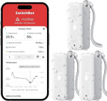 SwitchBot IP65 h&uuml;gromeeter termomeeter siseruumides v&auml;ljas Bluetooth termomeeter koos kastepunkti / VPD / absoluutse niiskusanduriga v&auml;ljas termomeeter andmete s&auml;ilitamine kasvuhoone veinikeldri jaoks 3i pakett