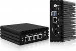 Mini PC tulem&uuml;&uuml;ri Micro Appliance, Pentium J3710, 4 Port i225 2.5GbE LAN, OPNsense Hardware Mini Computer, ventilaatorita arvuti, DDR3L 8GB RAM 128GB SSD, AES-NI, Console COM, HD, DP