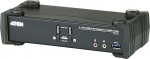 ATEN CS1922 2-Port USB 3.0 4K DisplayPort KVMP Switch (Cables included)