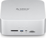 ORICO Data Matrix Mini 10TB v&auml;line k&otilde;vaketas 2TB SSD ja 8TB HDD, 40Gbps USB-C dokkimisjaam SD/TF,CF-B,USB-C*2,USB-A*2,DP 1.4, &uuml;hildub Mac mini/Studio (DMM13-10T)