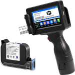 Hands Beam Printer E55 koos kiirkuivatava W6900K tindikassetiga, kaasaskantav k&auml;sip&uuml;stol, 12,7 mm otsik seerianumbrite, logo, DIY QRCode v&ouml;&ouml;tkoodide jaoks, printimine kartongile, plastikule, metallile