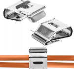 150 p&auml;ikesepaneeli kaabliklambrite pakett, fotogalvaanilised kaabliklambrid, 304 roostevabast terasest valmistatud kaabliklamber, kaabliklambrid, kaabliklamber elektrikaabli juhtmete juhtimiseks