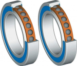 TZZVFRCR 1 Paar H71909C 2RZ HQ1 45x68x1 2 71909 Versiegelt Schr&auml;gkugellager Spindel CNC ABEC-7 SI3N4 Keramik