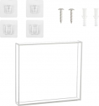 CDS Frame Display Case Akr&uuml;&uuml;l Display Box Clear Wall Mount Case Wall Display Standard suurus